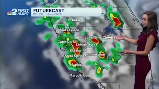 Evening storms expected Wednesday [upl. by Oinolopa]