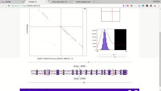 Bioinformatics  Dotlet  sequence alignment [upl. by Jeffers410]