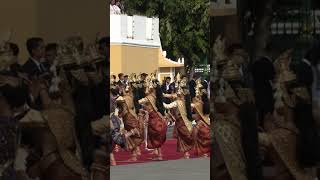 Cambodian Apsara dancers performing [upl. by Zumwalt]