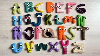 Spanish Alphabet Lore HKtito version Satisfying Needlefelt Art Full Compilation [upl. by Mloclam]