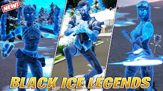 NEW Black Ice Legends Skins Icebound Midas Permafrost Raider amp Ice Crystal Gameplay amp Item Shop [upl. by Anoo346]