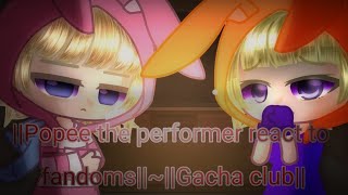 Popee the performer react to fandoms Danganronpa\ [upl. by Blandina8]