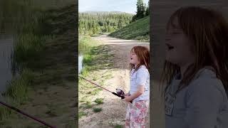 GOiNG FiSHiNG Adley amp dad try out their new fishing poles at the lake amp Adley learns how to cast 🎣 [upl. by Arukas]