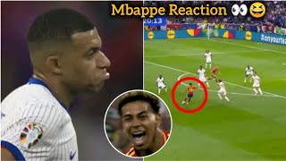 Mbappe Reaction To Lamine Yamal Goal Vs France 👀😅 [upl. by Ennairda304]