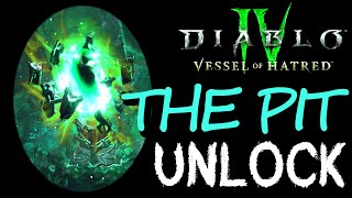 How to Unlock the Artificers Pit  Vessel of Hatred  Diablo 4 [upl. by Kaete]