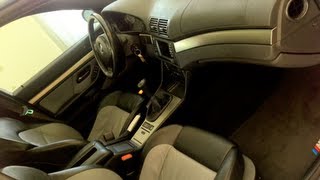 Zaino Z9 Z10 Leather Treatment Conditioning Application BMW E39 M5 [upl. by Tloh]