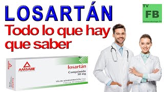 LOSARTAN Para qué Sirve Cómo se toma y todo lo que hay que saber ¡Es muy seguro👨‍🔬💊 [upl. by Neeven]