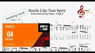 Smells Like Teen Spirit  BACKING TRACK  Trinity Rock amp Pop Guitar 4 [upl. by Carlene310]