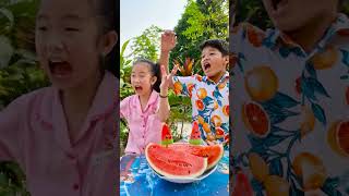 198Watermelon Ice Cream Hydraulic Press SECRET cute baby candy  watermelon candy is great [upl. by Ellerrehc]