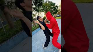 Money Heist vs Police 101 moneyheist parkour police escape shorts slohey [upl. by Attenad]