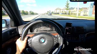 Driving my V8 BMW 540i STRAIGHT PIPE  EPIC V8 SOUND  TT 370z [upl. by Valida340]