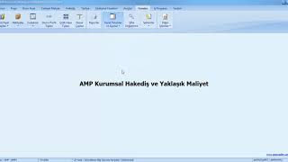 Amp programı kullanımı DERS 1 [upl. by Klockau]