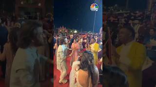 Dhoni Sakshi Bravo Playing Dandiya at the PreWedding of Anant Ambani  Ram Charan  N18S [upl. by Porte]