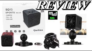 Review da Mini Câmera Quelima SQ13 [upl. by Anile]