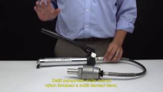 TechTips Using a Swagelok® Multihead Hydraulic Swaging Unit MHSU Czech Subtitles [upl. by Gibrian]