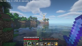 LIVE Minecraft Java Building a bread mill bakery using the water wheel 018 [upl. by Necaj435]