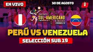 🔴PERÚ VS VENEZUELA EN VIVO  SUDAMERICANO DE VOLEY SUB 19 [upl. by Ronnie]