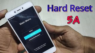 Xiaomi Redmi 5A Hard Reset amp Unlock pattern  Easy Way [upl. by Ameg]