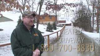 Indiana Warm Floors Heated Driveway  Snowmelt  CLP Marketing Angola [upl. by Tumer907]