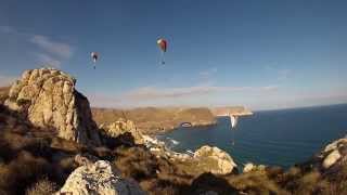 Paragliding Westerwald am Cabo de Gata 2013 [upl. by Ninahs]