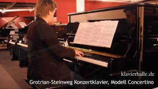 GrotrianSteinweg Konzertklavier Modell Concertino  Chopin  Nocturne eMoll [upl. by Sum959]