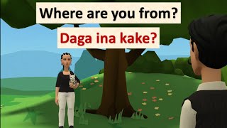 Koyon Turanci da Hausa 01  Where are you from  Daga ina kake [upl. by Saxe]