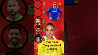 Georgina pilih Ronaldo  football player ronaldo ishowspeed ronaldo neymar beckham georgina [upl. by Ennazor]