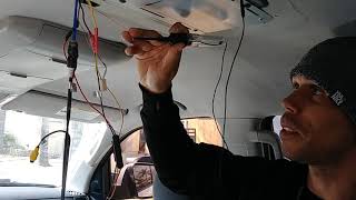 Overhead DVD Player Installation  How to Install the Trigger Wire [upl. by Hcirdla]