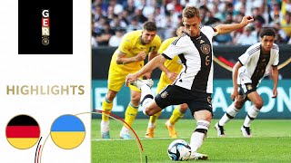 THE 1000th MATCH  Germany vs Ukraine 33  Highlights  Friendly [upl. by Josefina963]