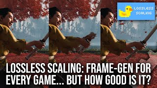 Lossless Scaling Frame Generation For Every Game  But How Good Is it [upl. by Anazraf305]