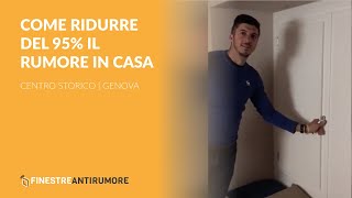 Come Ridurre del 95 il Rumore in Casa  Finestre Antirumore® [upl. by Atisor]