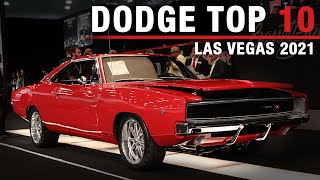 DODGE TOP 10 Mopars Go Far at BarrettJackson Las Vegas 2021 [upl. by Argent172]