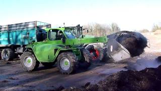 Merlo 407 CS  Rolland  Fendt 924  Déchets Verts CUMA DE LOR NOIR [upl. by Sharla]