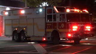 Philadelphia Fire Department RESCUE 1 Responding [upl. by Yule477]