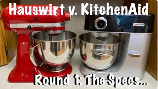 Hauswirt M5 Mixer Versus KitchenAid Artisan Mixer  Which is Better [upl. by Mercuri]