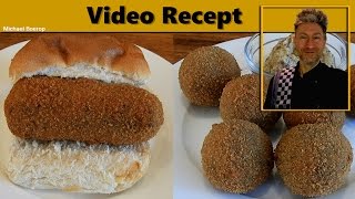 Kroketten en bitterballen maken  Heerlijk recept [upl. by Hendren]