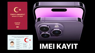 IMEI KAYIT  Pasaport  Kimlik ile Yurt dışı Telefon kaydetme [upl. by Edouard]