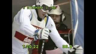 G Slalom WCup Are 1981 part2 Стенмарк [upl. by Garling362]