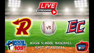 East Carter vs Russell Baseball  KHSAA Baseball  LIVE  Kool TV  51324 [upl. by Dre]