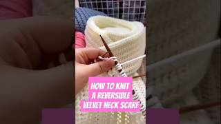 Crochet tutorial for a double sided velvet scarf [upl. by Ikceb]