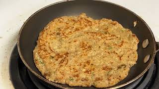 How to Make Liquid Dough Cauliflower Oats Paratha [upl. by Nylaj]