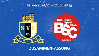 SVETV Eintracht Trier vs Bahlinger SC  Highlights 11 Spieltag Saison 2425 [upl. by Hunsinger]