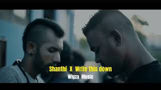 Shanthi ශාන්ති X Write This Down  Remix  Wigza Music [upl. by Ama]