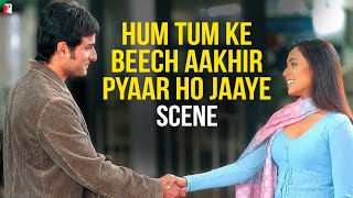 Hum Tum ke beech Aakhir Pyaar Ho Jaaye  Scene  Hum Tum  Saif Ali Khan  Rani Mukerji [upl. by Kcirre]