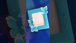 Diy photo frame making ideashome decor shortsyoutubeshortsviralshorts [upl. by Anerac]