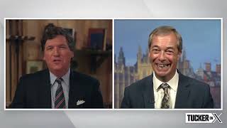 Tucker And Nigel Farage discuss refugees [upl. by Toft847]