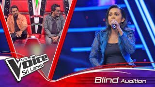 Manel Dissanayake  Ran Wan Watha  රන් වන් වත   Blind Auditions  The Voice Sri Lanka [upl. by Colon329]