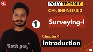 Surveying1  Lecture1  Chapter1 Introduction  For Polytechnic civil engineering 4th semester [upl. by Eladroc61]