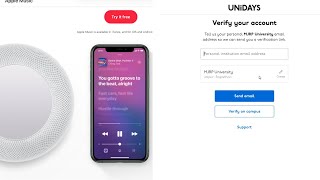 Unidays student offer  apple music  how to sign up unidays account [upl. by Ardehs]