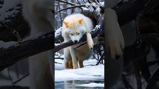 Rescuing the Injured Arctic Wolf A Tale of Survival and HopeArcticWolfWildlifeRescueInjuredWolf [upl. by Ynafit]